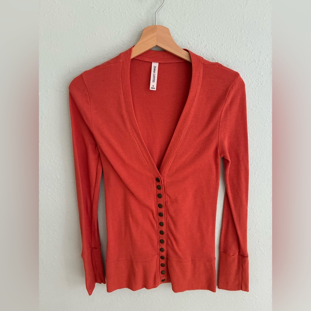 Dark orange/Rust Cardigan